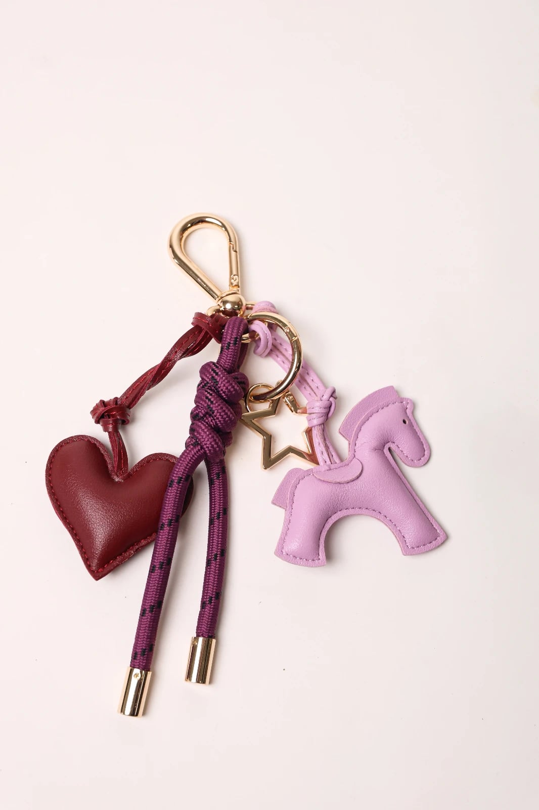 Key Chain Eggplant + Corazón Morado