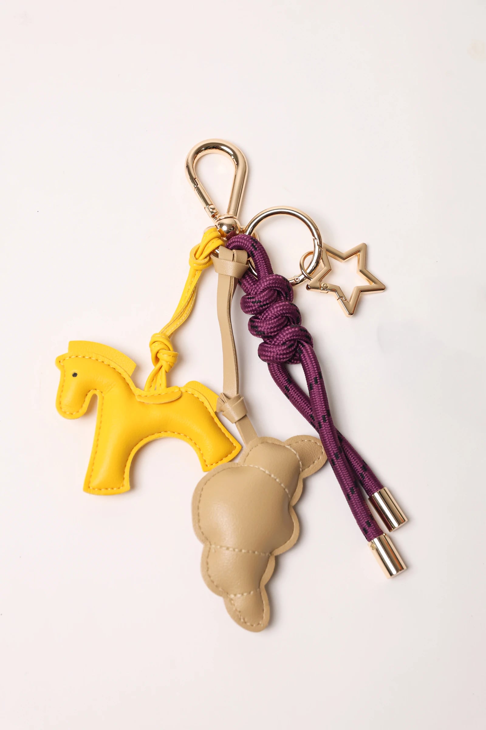 Key Chain Eggplant + Caballito amarillo